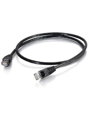 Мережевий патч-корд Ritar CCA Q500 Cat.5e UTP Black Чорний 1 1m Black (PCR-CCA / 1Bk)