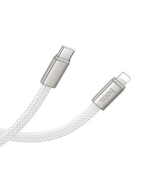 Кабель синхронізації Hoco X125 Exceso Type-C to Lightning 30W 1m White