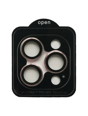 Захисне скло інше Camera METAL для iPhone 17 Pro / 17 Pro Max глянсове Pink