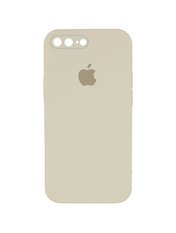 Чохол Silicone Case Full Aquarelle для Apple iPhone 7+/8+ Antique White