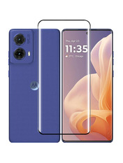 Захисне скло PowerPlant 3D для Motorola Moto G85 глянсове (GL604866) Black