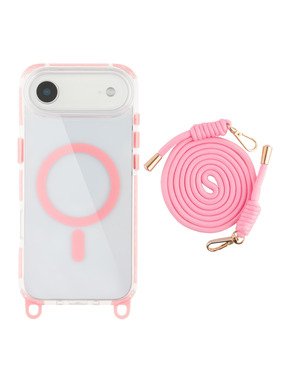 Чохол LanyardCase with MagSafe для Apple iPhone 17 Air Pink (6938720145)