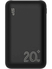 Павербанк Silicon Power QS58 1xUSB-C + 2xUSB-A 20W 20000mAh Black (SP20KMAPBKQS580K) 20 20000 Чорний