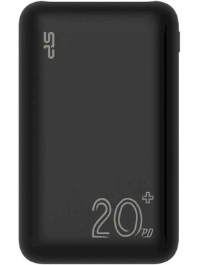 Павербанк Silicon Power QS58 1xUSB-C + 2xUSB-A 20W 20000mAh Black (SP20KMAPBKQS580K)