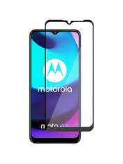 Захисне скло PowerPlant Full Screen для Motorola Moto E20 Глянсова BOX глянсове (GL602671) Black