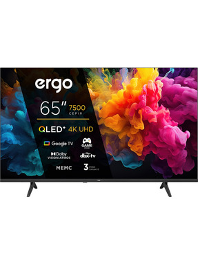 Телевізор Ergo Q7500 65" Smart TV Black (65JUQ7500)