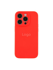 Чохол Silicone Case Full Size with Frame для Apple iPhone 14 Pro Max Red Red (6903781425)