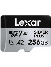 Карта пам'яті Lexar Professional Silver Plus 256 ГБ microSDXC 256GB UHS-I U3 + SD-adapter (LMSSIPL256G-BNANG)