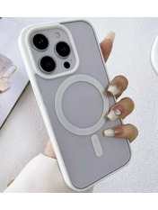 Чохол Color Bumper Matte MagSafe для Apple iPhone 16 White