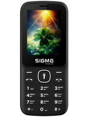 Кнопковий телефон Sigma X-style 242 LUCKY Black Black (4827798792919)