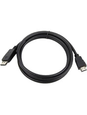 Кабель передачі відео ATcom DisplayPort (M) to HDMI Black 1,8 Ні 1,8m Black (20120)