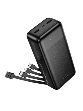 Павербанк Hoco J163B Wonderful 1xUSB-C + 2xUSB-A 20W 30000mAh Black