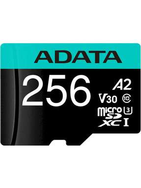 Карта пам'яті A-Data Premier Pro microSDXC 256GB UHS-I U3 + SD-adapter (AUSDX256GUI3V30SA2-RA1)