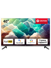 Телевізор Grifon Diva DV40FSB2 Black Так 40" 1920x1080 40" Smart TV Black (DV40FSB2)