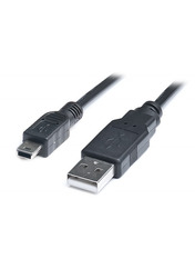 Кабель синхронізації REAL-EL USB to miniUSB 1.8m Black (EL123500006)