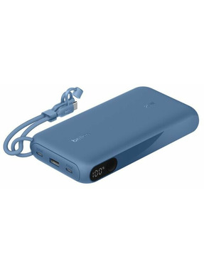 Павербанк Belkin BoostCharge with Display 2xUSB-C + 1xUSB-A 20W 20000mAh Blue (BPB028HQBL)