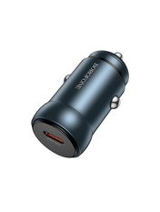 Автомобільний зарядний пристрій Borofone Fresh BZ32 30W Metal Gray Відсутній 1 USB-C 1 USB-C Metal Gray (6941991118517)