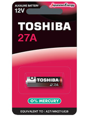 Батарейка Toshiba BP-1C A-27 Alkaline 1шт