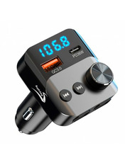 Автомобільний трансмітер Aspiring Wave 13 54W (1 USB-A + 1 USB-C) Gray (TC-WA13)