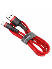 Кабель синхронізації Baseus Cafule USB to Lightning Червоний 3 10W 3m Червоний (CALKLF-R09)