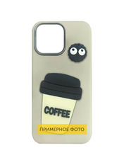 Чохол TPU Leather Toys для Xiaomi Redmi Note 14 Pro 4G Coffee / Sand