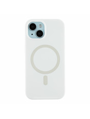 Чохол Silicone Case with MagSafe для Apple iPhone 15 White