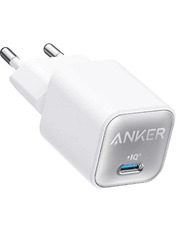 Мережевий зарядний пристрій Anker PowerPort 511 White 30 Відсутній 1 USB-C (1 USB-C) 30W White (A2147G21)