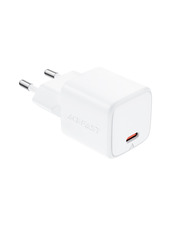 Мережевий зарядний пристрій ACEFAST A118 GaN 30 1 USB-C Відсутній White (1 USB-C) 30W White (6974316285366)