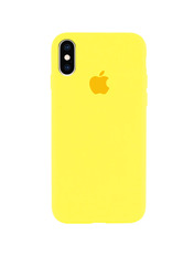 Чохол Silicone Case Full Aquarelle для Apple iPhone X/XS Yellow