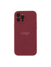 Чохол Silicone Case Full Size with Frame для Apple iPhone 12 Pro Rose Red Rose Red (6927583104)