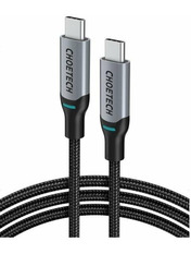 Кабель синхронізації Choetech XCC-1002-GY Type-C to Type-C Gray 1,8 Ні 100W 1,8m Gray (XCC-1002-GY)