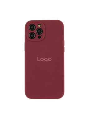 Чохол Silicone Case Full Size with Frame для Apple iPhone 12 Pro Rose Red (6927583104)