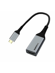 Відео адаптер Cablexpert Type-C (M) to HDMI (F) Grey (A-CM-HDMIF4K)