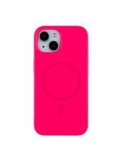 Чохол Silicone Case with MagSafe для Apple iPhone 15 Barbie Pink