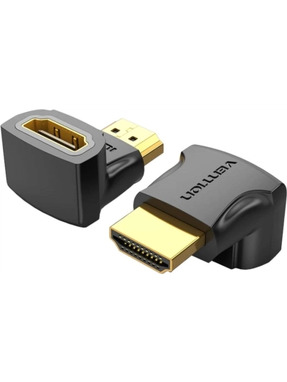 Відео адаптер Vention HDMI (F) to HDMI (M) (Power adapter) Black