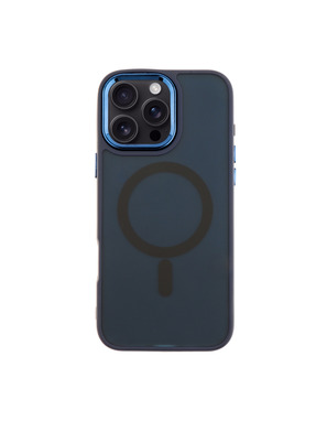 Чохол Space Magnetic Color with Magsafe для Apple iPhone 16 Pro Dark Blue (6941702835)