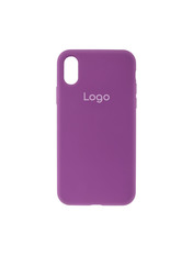 Чохол Silicone Case Full Size (AA) для Apple iPhone X/XS Grape Grape (6907451823)