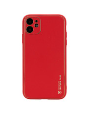 Чохол Xshield Leather для Apple iPhone 12 Red