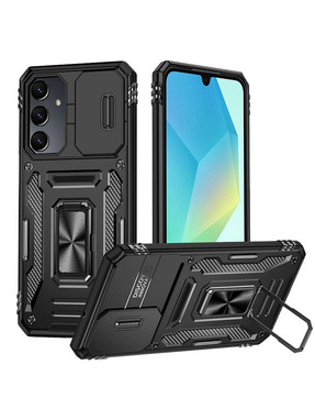 Чохол Camshield Army Ring для Samsung Galaxy A376 A37 Black (6902341785)