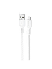 Кабель синхронізації Borofone BX116USB to Lightning 12W 1m White