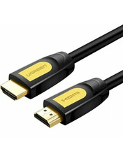 Кабель передачі відео Ugreen HD101 v.2.0 HDMI (M) to HDMI (M) Black/Yellow 5m Black/Yellow (UGR-10167)