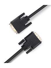 Кабель передачі відео ProLogix DVI to DVI Black 3 Ні 3m Black (PR-DVI-DVI-P-05-28-3m)