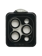 Захисне скло інше Camera METAL для iPhone 17 Pro / 17 Pro Max глянсове Black