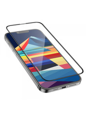 Захисне скло Hoco Nano для iPhone 15 Plus Black глянсове Глянсова