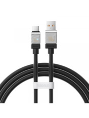 Кабель синхронізації Baseus CoolPlay Series USB to Type-C 100W 1m Black (CAKW000601)