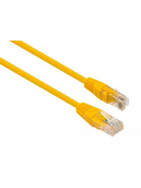Мережевий патч-корд Vinga CCA Cat.5e UTP 10m Yellow (VCPPCCCS10Y)