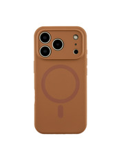 Чохол Glow Silicone Case Full Camera with Magsafe для Apple iPhone 18 Pro Max Brown Brown (6952847103)