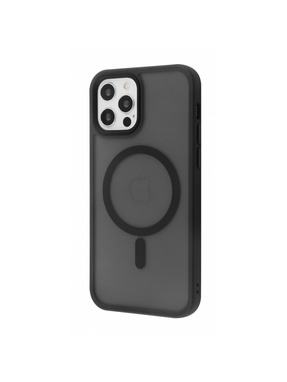 Чохол Wave Matte Insane Case with Magnetic Ring для Apple iPhone 12/12 Pro Black (6941837250)