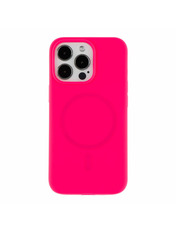 Чохол Silicone Case with MagSafe для Apple iPhone 12 Pro Max Barbie Pink