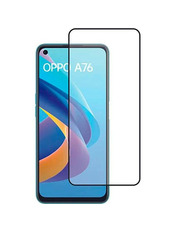 Захисне скло PowerPlant Full Screen для Oppo A76 Глянсова BOX глянсове (GL601278) Black